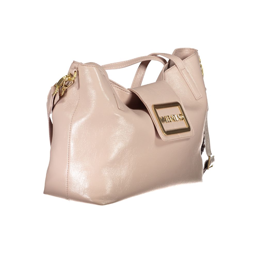 Front view with bag zipped and handles upright.