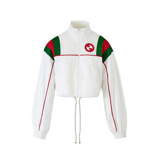 Gucci White Polyester Logo Sweatshirt