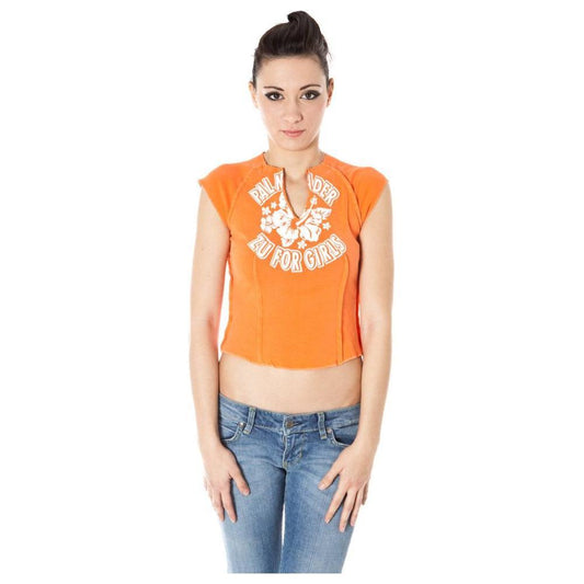 Zuelements Orange Cotton Unisex T-Shirt ZU-1791-L