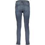 Calvin Klein Blue Cotton Women's Skinny Jean