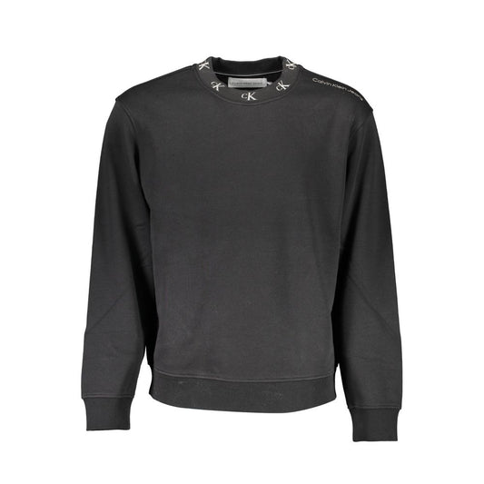 Calvin Klein Black Cotton Men Sweater CA-16530-XL