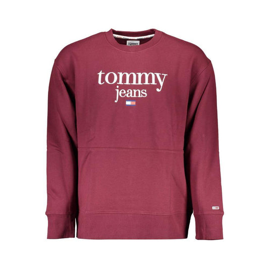 Tommy Hilfiger Purple Cotton Men Sweater TO-16580-XXL