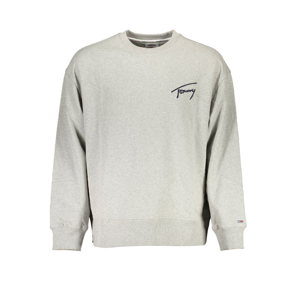 Tommy Hilfiger Gray Cotton Men Sweater TO-16574-XXL