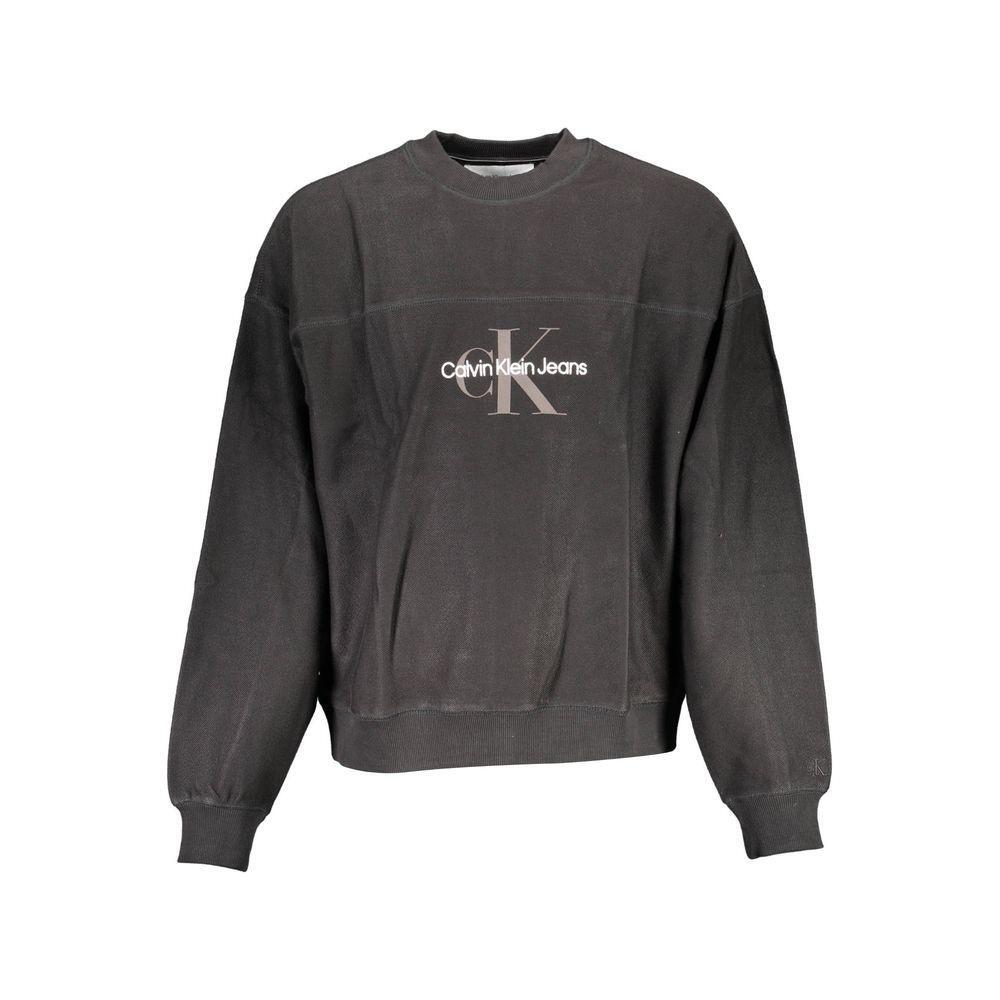 Calvin Klein Black Cotton Sweatshirt
