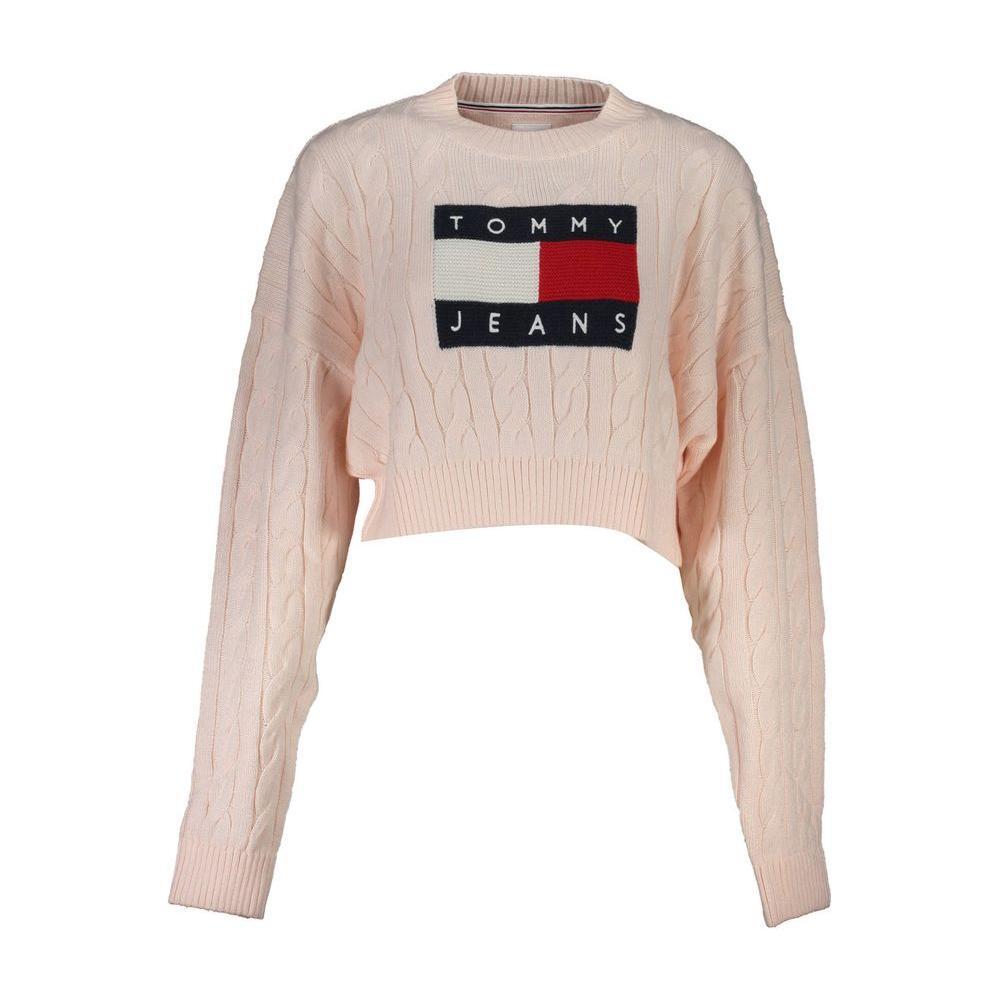 Tommy Hilfiger Pink Polyester Women Sweater TO-26303-2XS