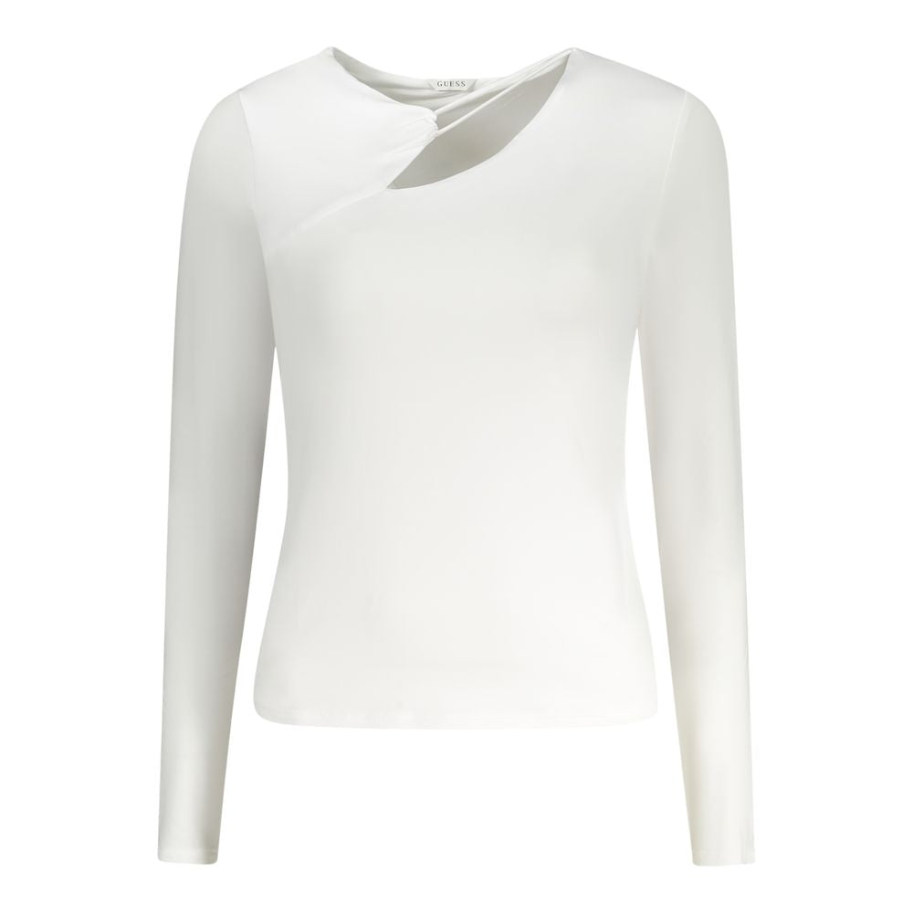 Guess Jeans White Polyester Women Top GU-35072-XS