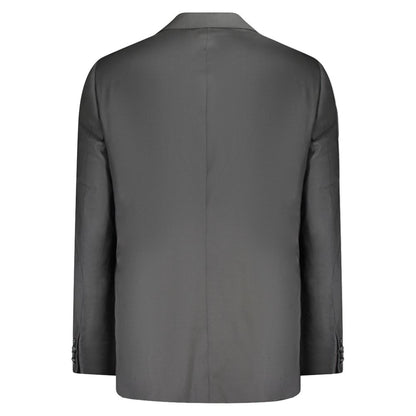 Valentino Black Wool Men Jacket