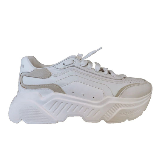 Dolce & Gabbana White Daymaster Low Top Mens Sneakers Shoes