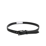 Dolce & Gabbana Black Classic Calfskin Leather Buckle Belt
