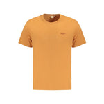 Pepe Jeans Orange Cotton T-Shirt PE-35597-M