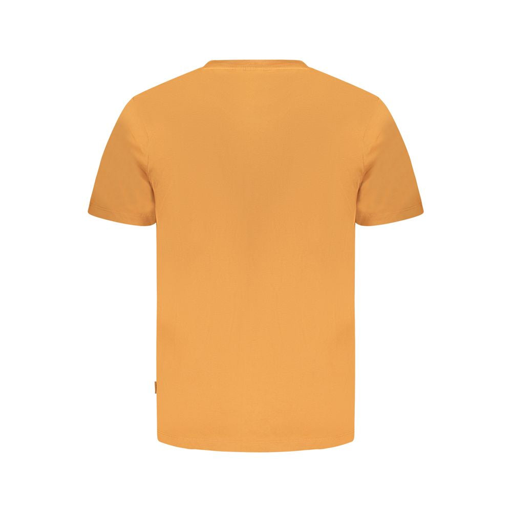 Pepe Jeans Orange Cotton T-Shirt PE-35597-M