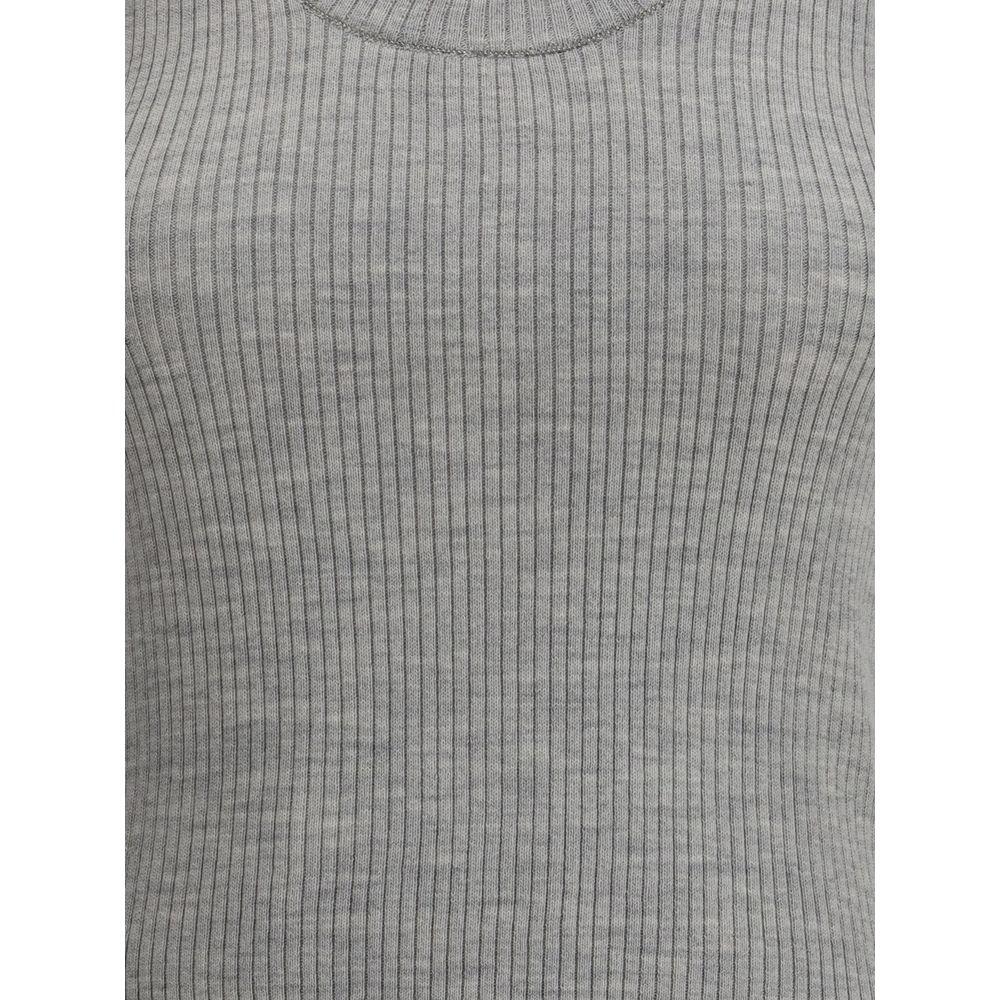 Brunello Cucinelli Ribbed tank Top BR-MLV110210C072-XXS