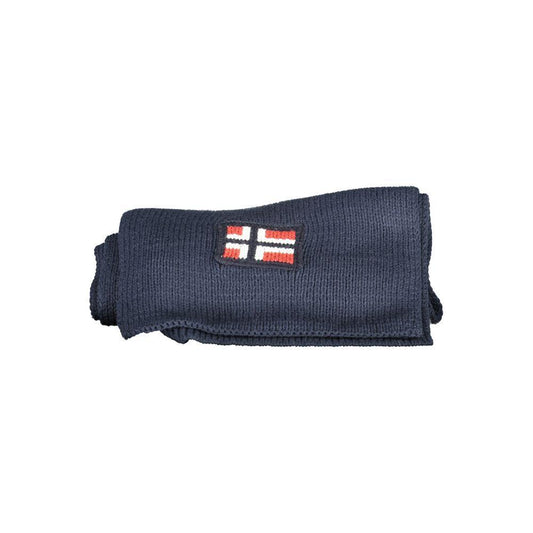 Norway 1963 Blue Marabou Men Scarf NO-25586