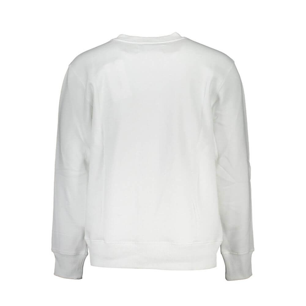 Calvin Klein White Cotton Men Sweater
