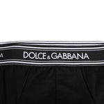 Dolce & Gabbana Black Cotton Stretch Logo Print Brief Underwear BIK1260-4