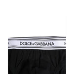 Dolce & Gabbana Black Cotton Stretch Regular Brief Underwear