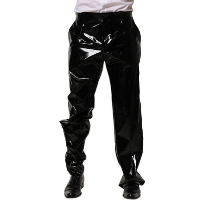 Dolce & Gabbana Black Nylon Straight Men Pants