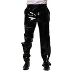 Dolce & Gabbana Black Nylon Straight Men Pants PAN76438-46