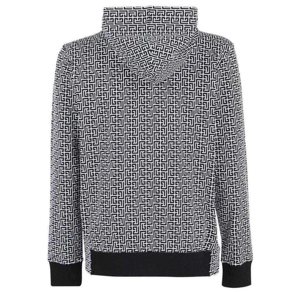 Balmain Black Cotton Sweater BA-15448-M