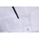 Dolce & Gabbana White Bib Cotton Poplin GOLD Formal Shirt TSH906715-44