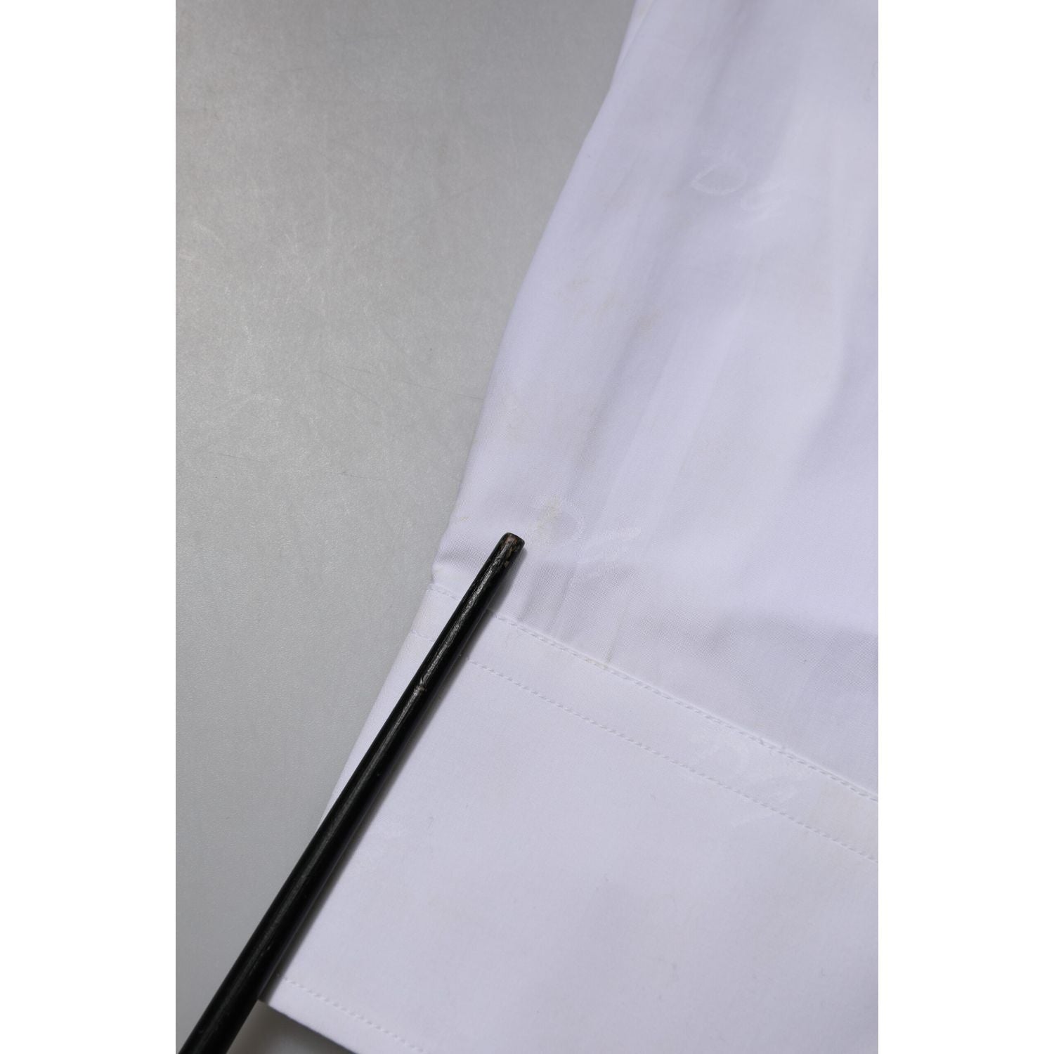 Dolce & Gabbana White GOLD Long Sleeves Dress Formal Shirt