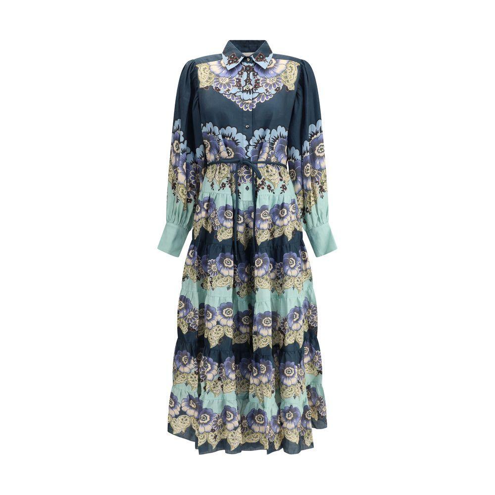 Alemais Madalena chemisier Dress AL-5216DBLUE-10