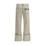 Coperni Boyfriend Jeans with cuff CO-COPP122F2035MENGRY-S
