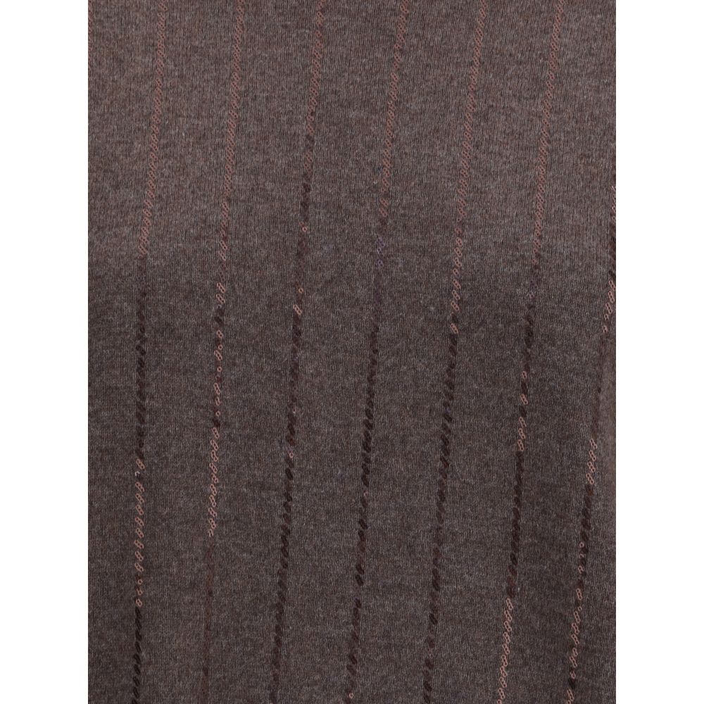 Brunello Cucinelli Brown Cashmere Cashmere Sweater