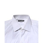 Dolce & Gabbana White GOLD Long Sleeves Dress Formal Shirt