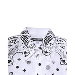 Dolce & Gabbana White MARTINI Bandana Print Formal Shirt TSH906786-40