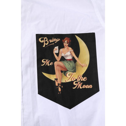 Dolce & Gabbana White MARTINI Long Sleeves Men Formal Shirt