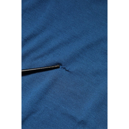 Dolce & Gabbana Blue Cashmere Crew Neck Sweatshirt Sweater