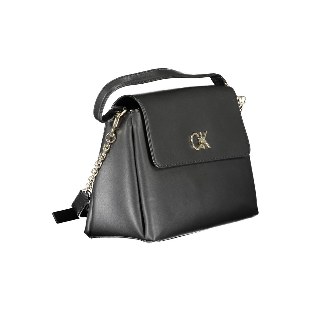 Front view with bag zipped and handles upright.