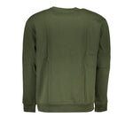 Cavalli Class Chic Green Embroidered Crew Neck Sweater CA-28863-S