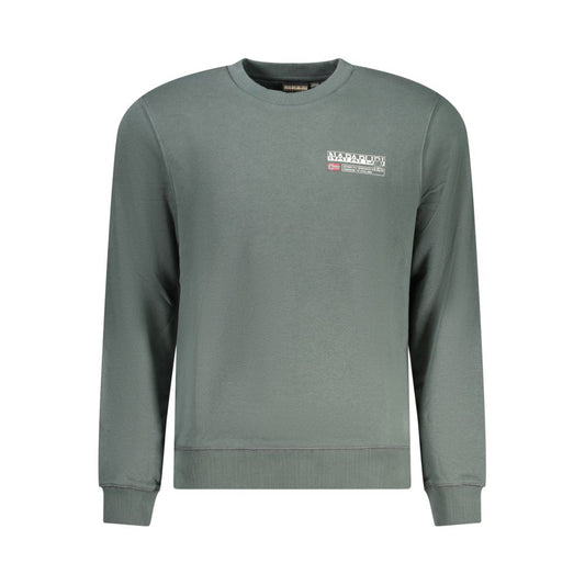 Napapijri Green Cotton Sweater NA-32127-M