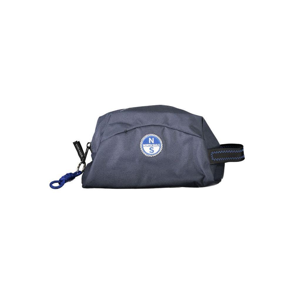 Front view with bag zipped and handles upright.