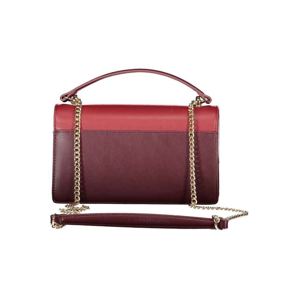 Mario Valentino "Rosso Poliuretano Women Shoulder Bag"