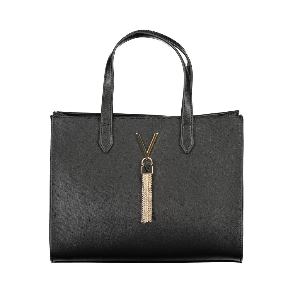 Front view with bag zipped and handles upright.