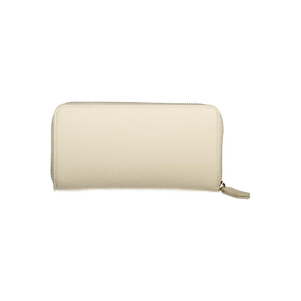 Mario Valentino Beige Polyurethane Women Wallet