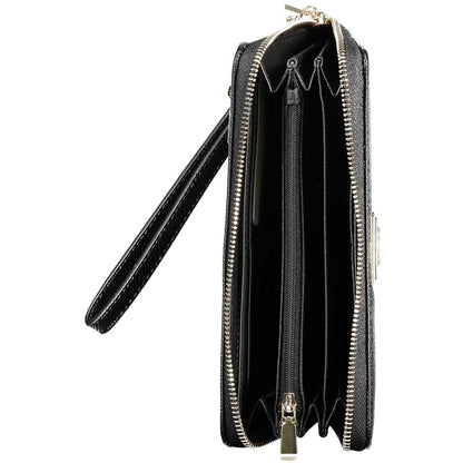 Guess Jeans Black Polyethylene Women Wallet