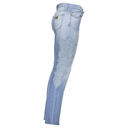 Just Cavalli Blue Cotton Women Jeans