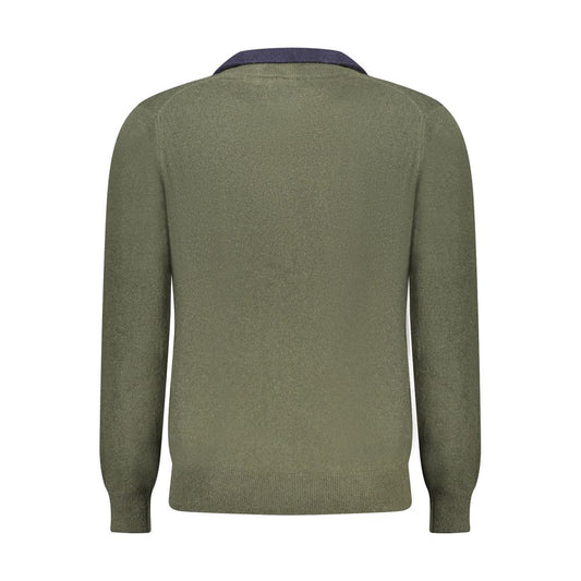 North Sails Green Wool Men Sweater NO-32938-S