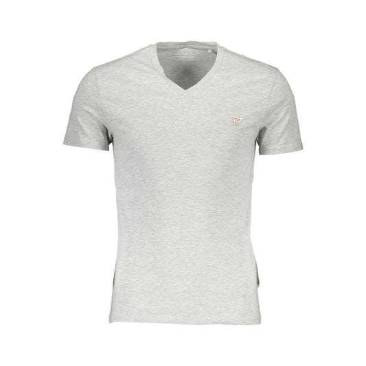 Guess Jeans Gray Cotton Men T-Shirt GU-4158-XL