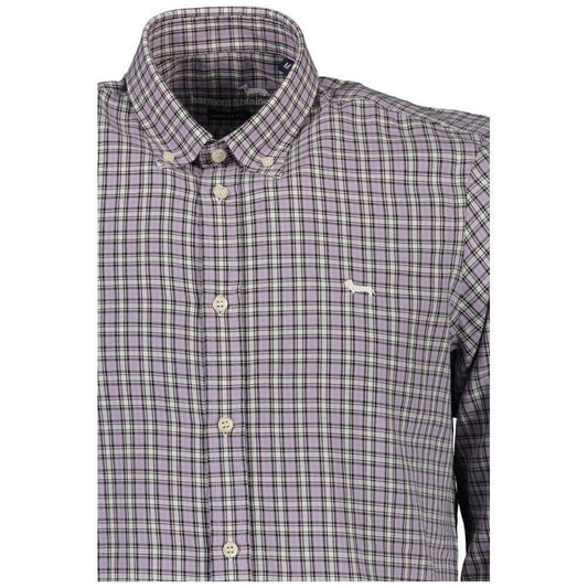 Harmont & Blaine Purple Cotton Men Shirt HA-37780-S