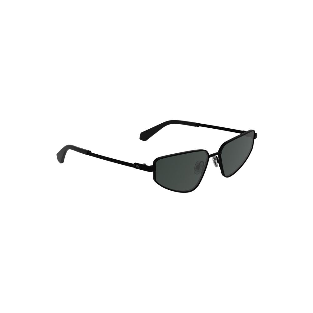 Calvin Klein Black Metal Women Sunglass