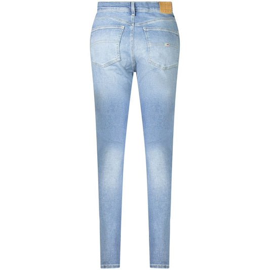 Tommy Hilfiger Blue Cotton Women Jeans TO-36233-W25 | L32
