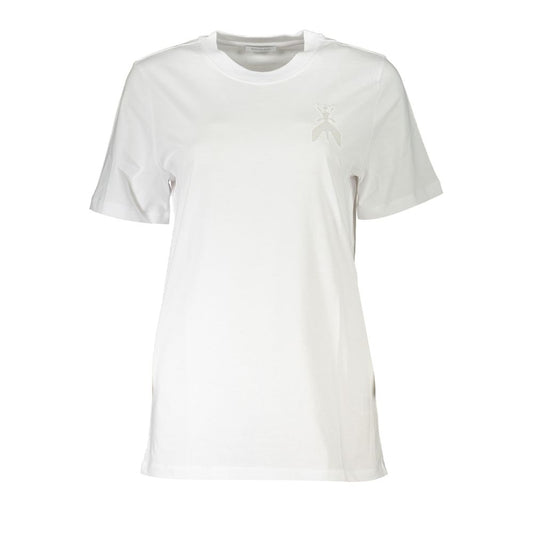 Patrizia Pepe Chic Embroidered Crew Neck Tee PA-28349-XS