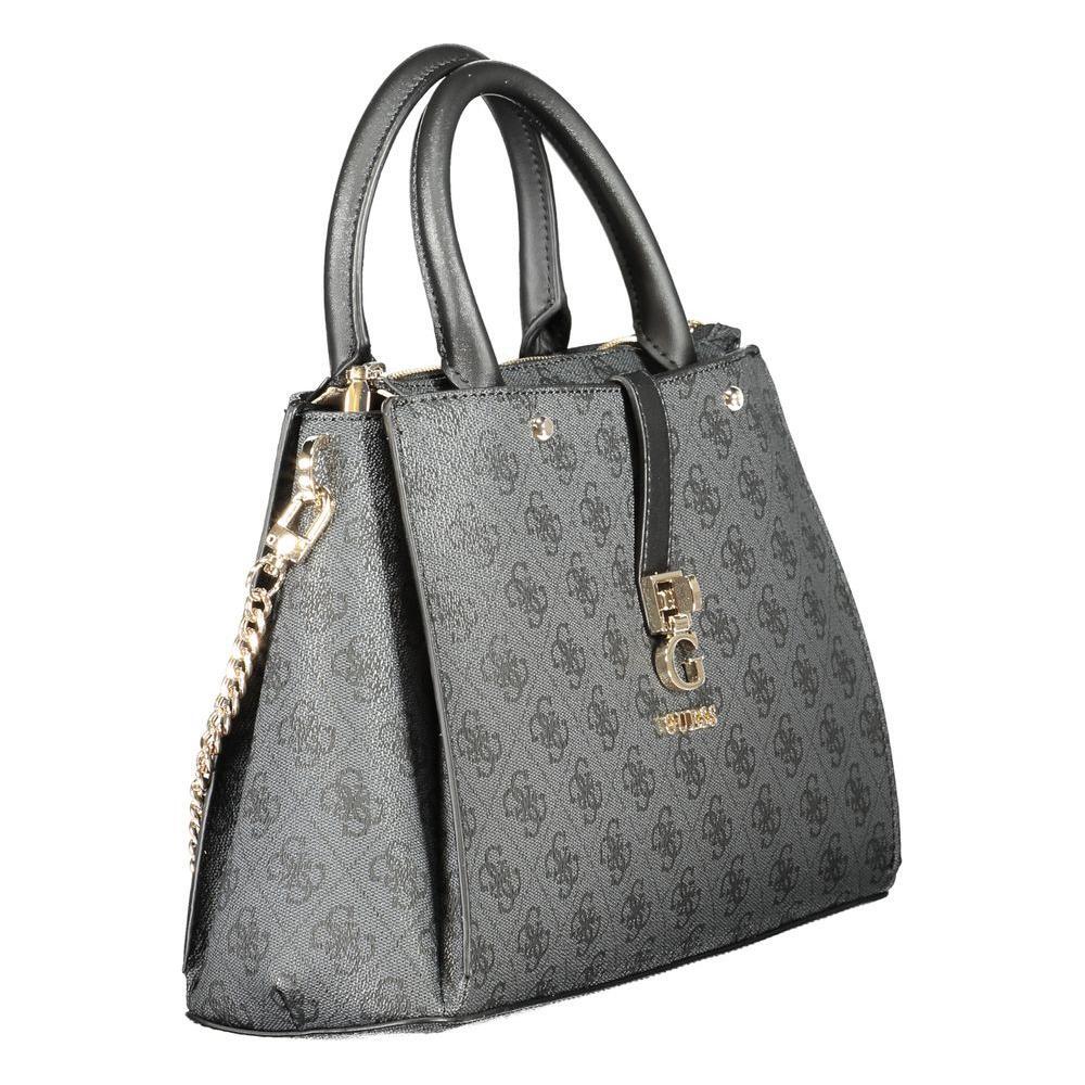 Front view with bag zipped and handles upright.