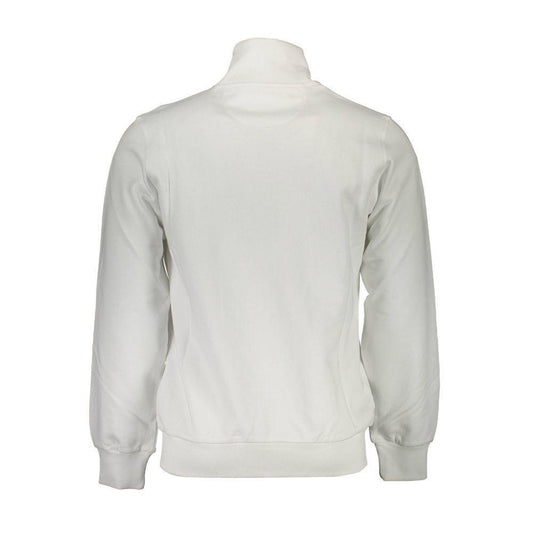 La Martina White Cotton Men Sweater LA-37568-M