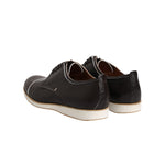 Pollini Dark Brown Leather Derby Lace Up Dress Formal Shoes MV7274-45